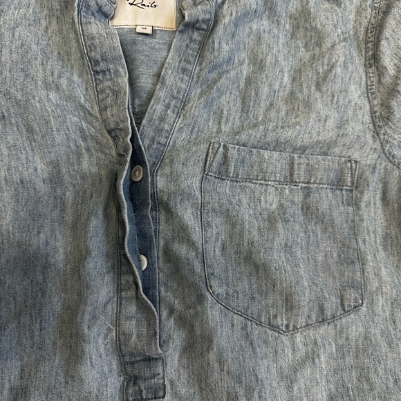 RAILS Valerie Denim Shirt Dress Size XS - Picture 12 of 16